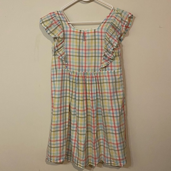Thereabouts Sz L 14.5 Girls Colorful Plaid Kids Dress - Picture 2 of 6